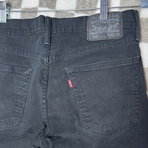 Levi's 513 Mens Jeans Black